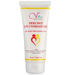 Vigini Hot 2 in 1 Sensual Lubricant Lubricating Lube Long Lasting Time Performance Booster Gel